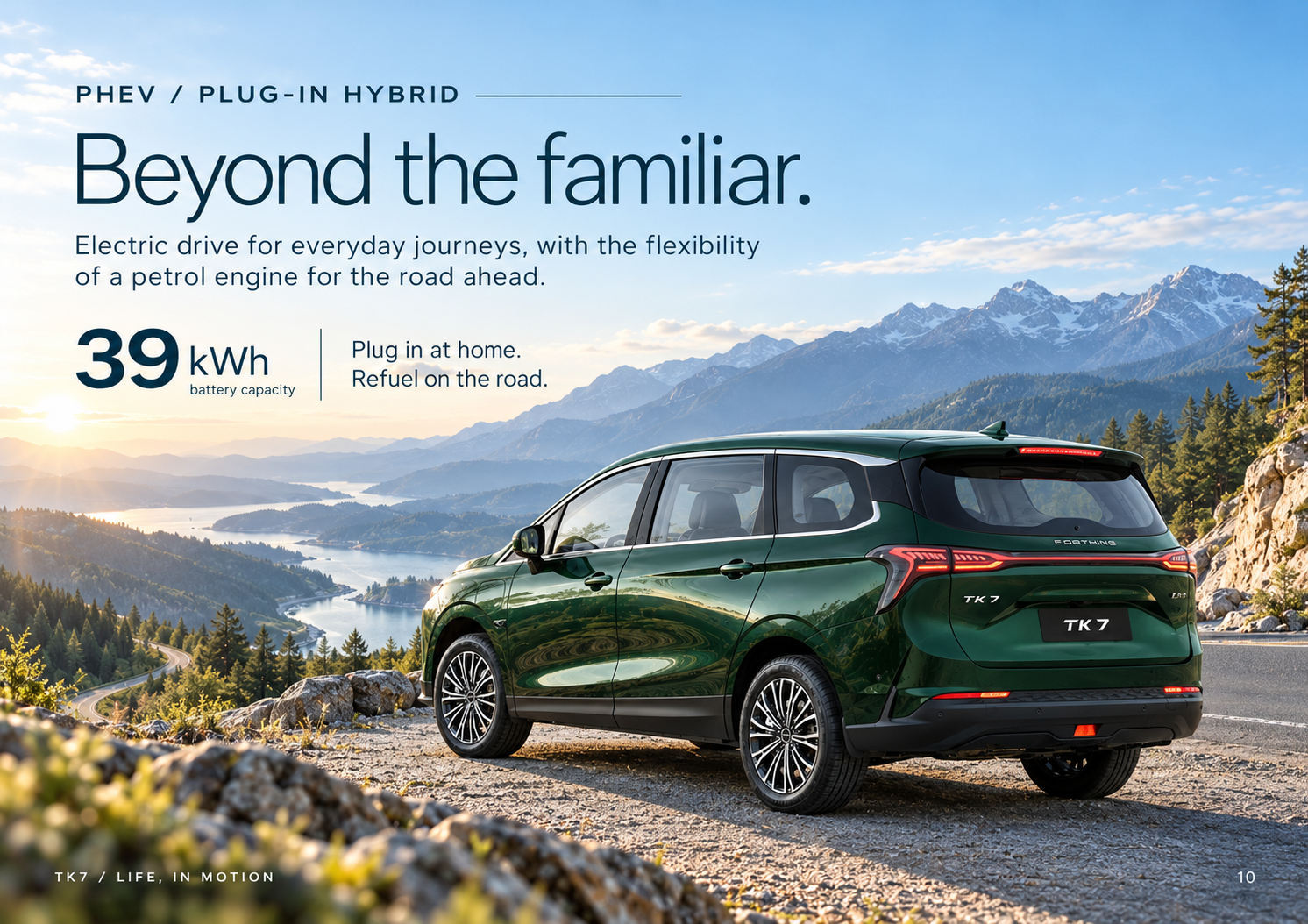 TK7 plug-in hybrid brochure page